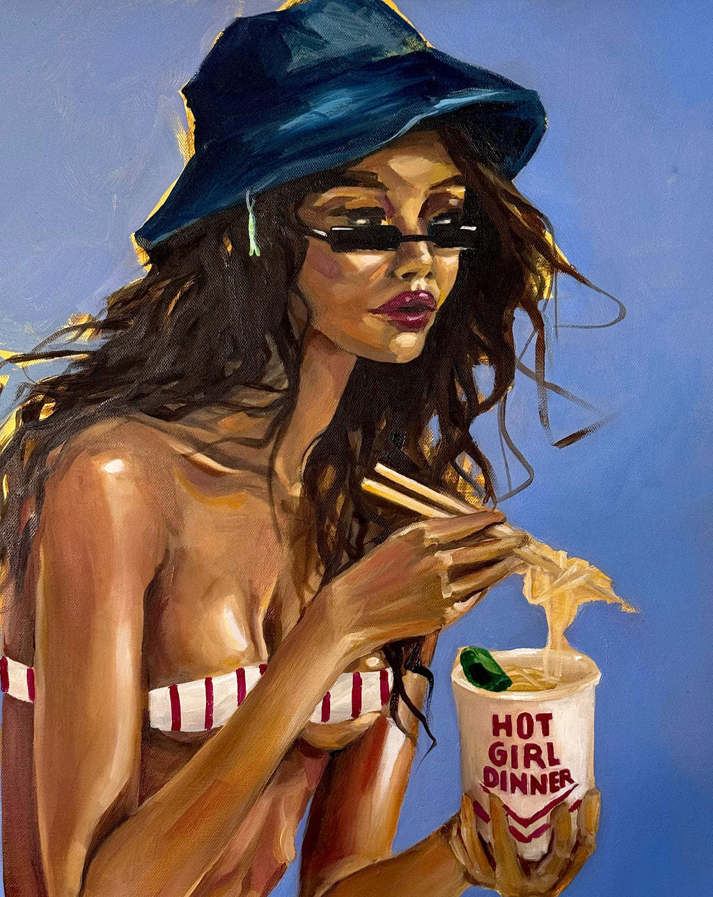 Hot girls eat pickles